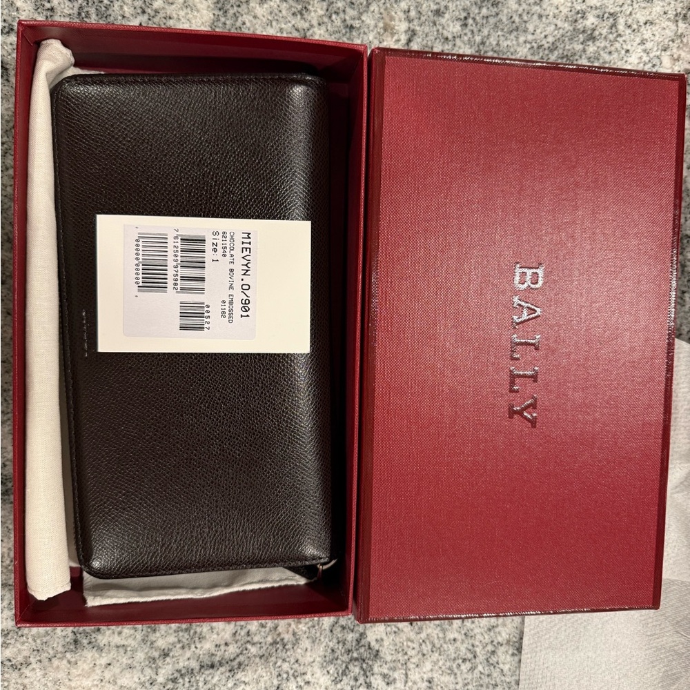 Bally Espresso Leather Wallet